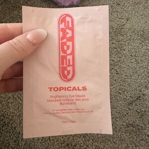 Topicals Faded Brightening Eye Masks